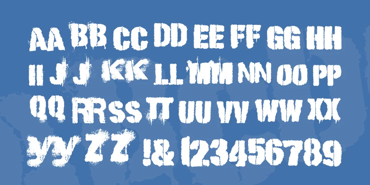 Punk Kid Font preview 3