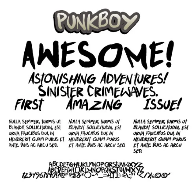 Punkboy Font Family