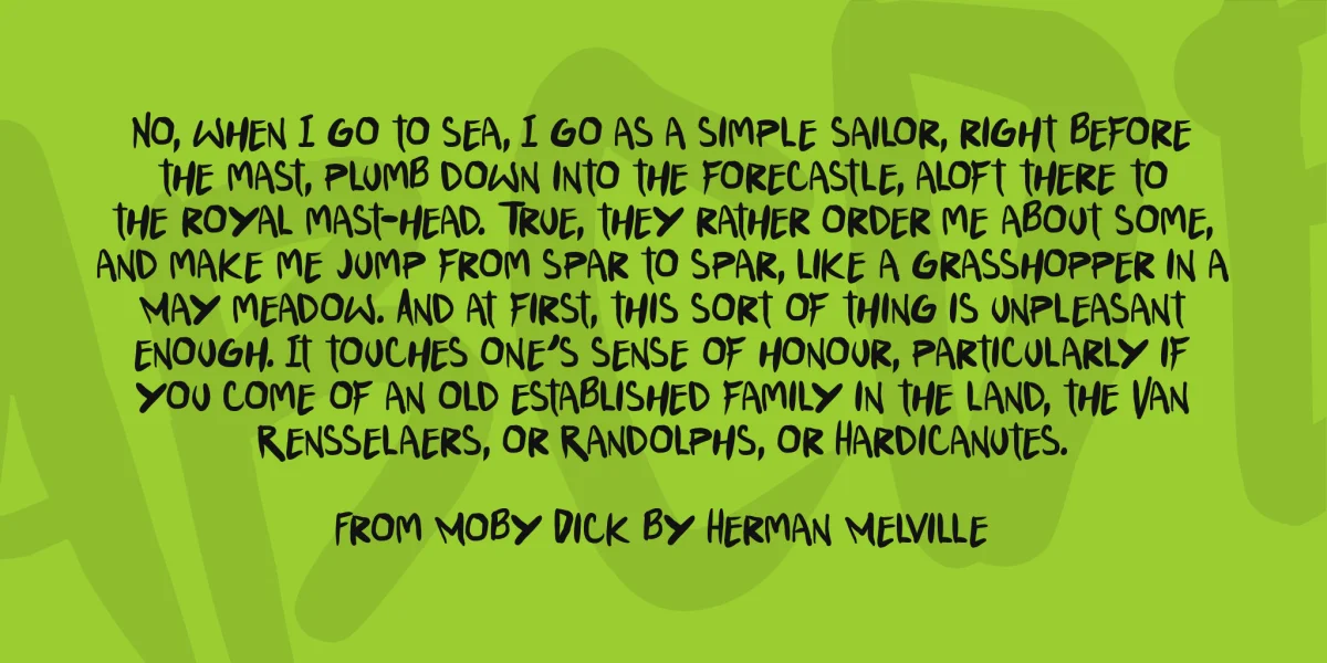 Punkboy Font Family preview 4