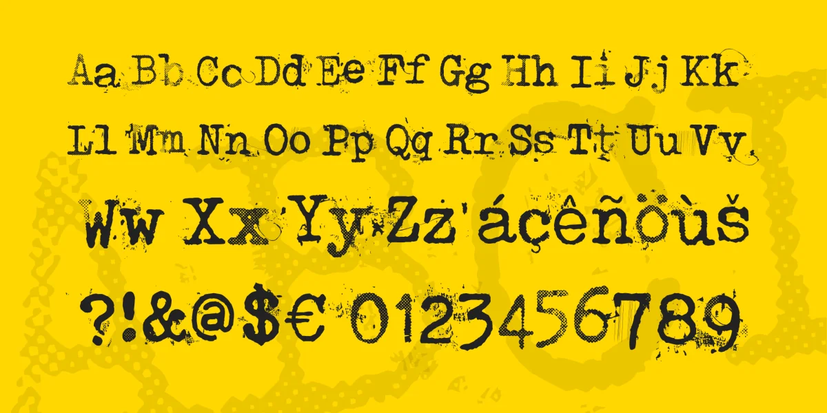 Punktype Font preview 6