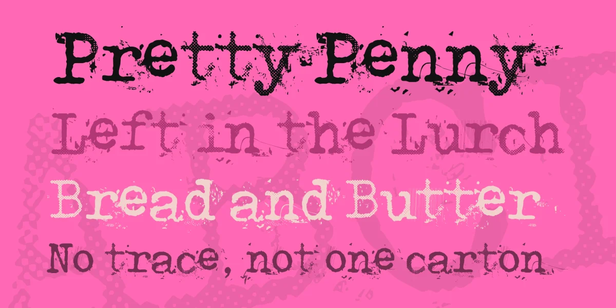 Punktype Font preview 8