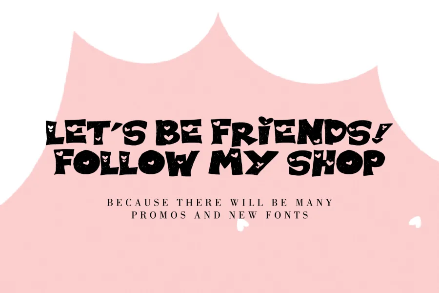 PUPPY LOVE BRUSH Font preview 8