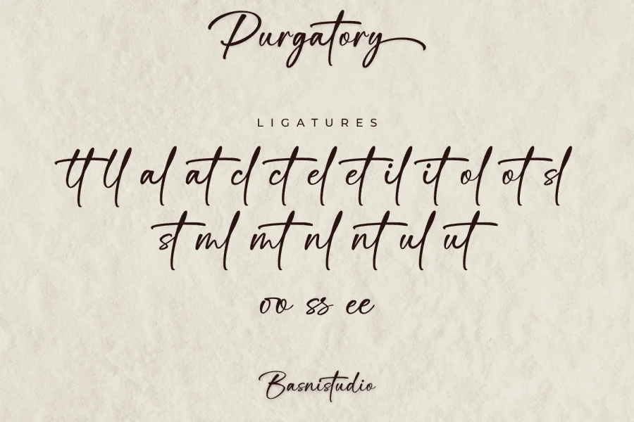 Purgatory Font preview 11