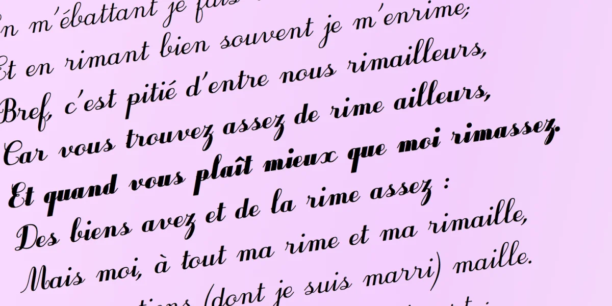 Purple DecoDemo Font preview 4