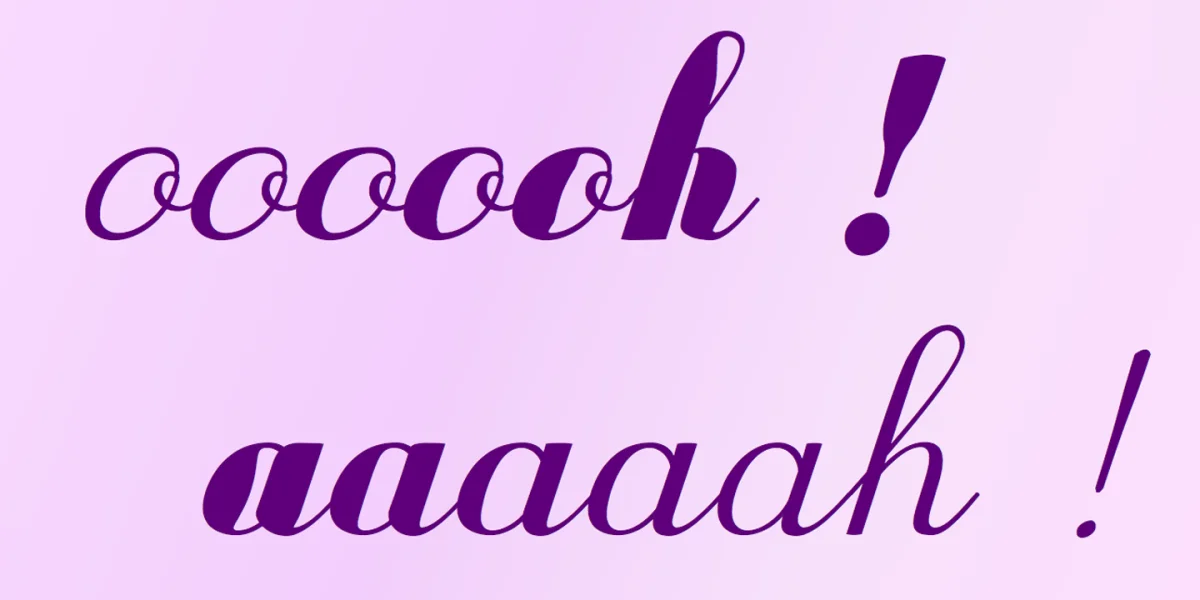 Purple DecoDemo Font preview 5