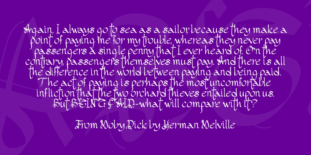 PW Gothic Style Font preview 4