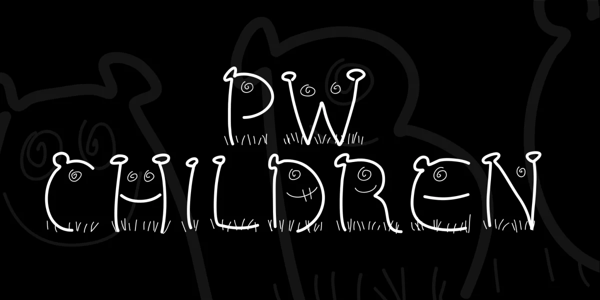 PW Children Font preview 2