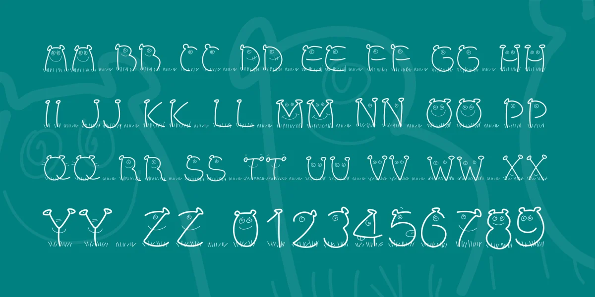 PW Children Font preview 4