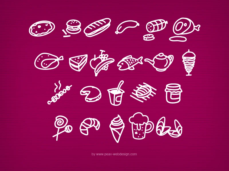 PWFoodcons Font