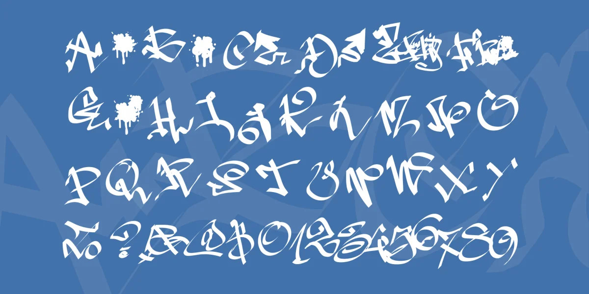 PWGraffiti Font preview 2