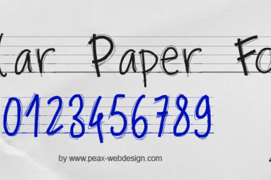 PW Scolar Paper Font