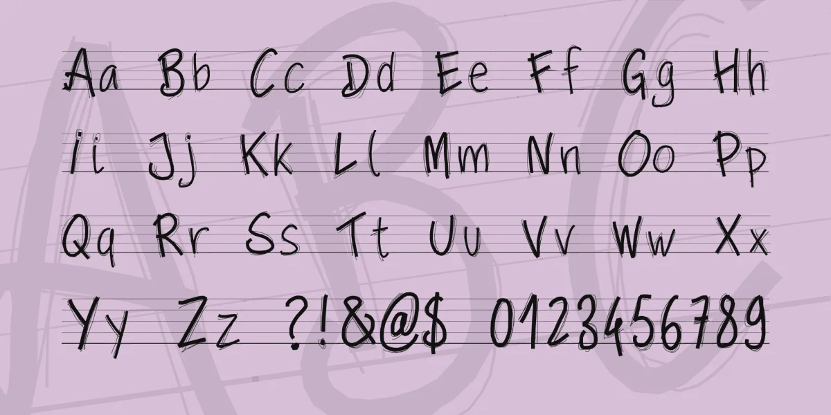 PW Scolar Paper Font preview 4
