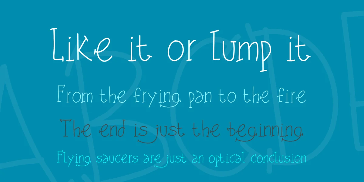 PW Shes Amazing Font preview 2
