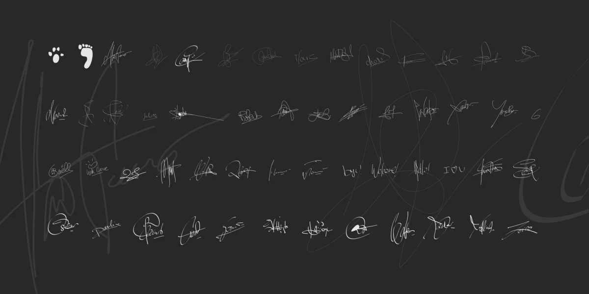 PWSignatures Font