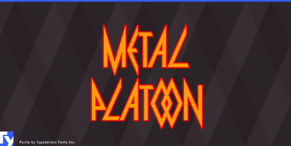 Pyrite Font preview 3
