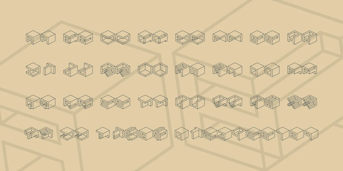 Qbicle BRK Font Family preview 2