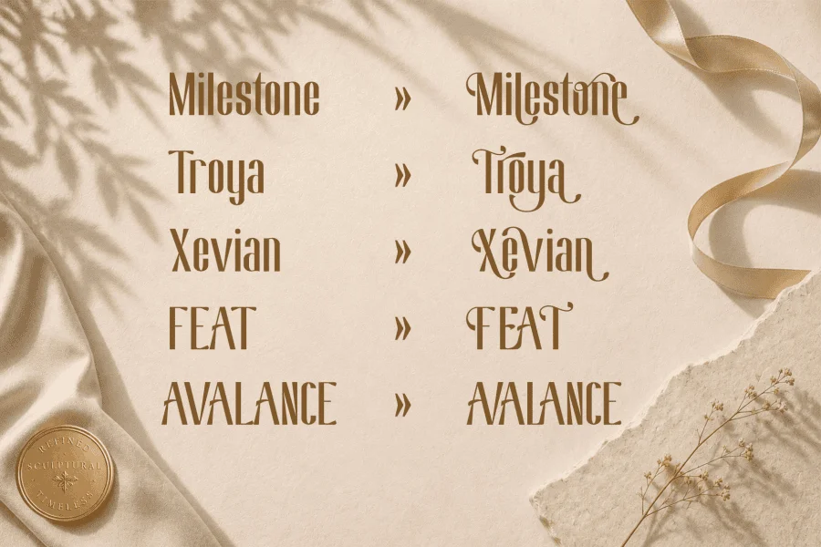 Qenhalion Font preview 7