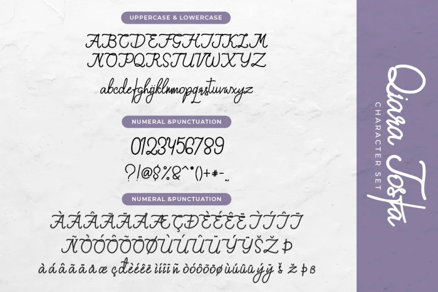 Qiara Tosfa Font preview 8