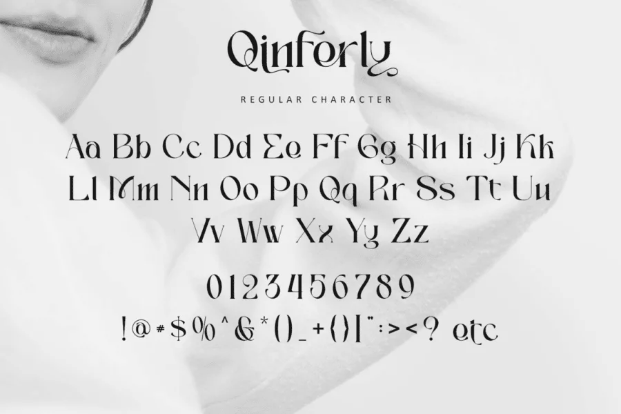 Qinferly - Personal use Font preview 11