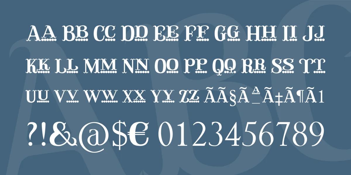 Qirkus Font preview 2