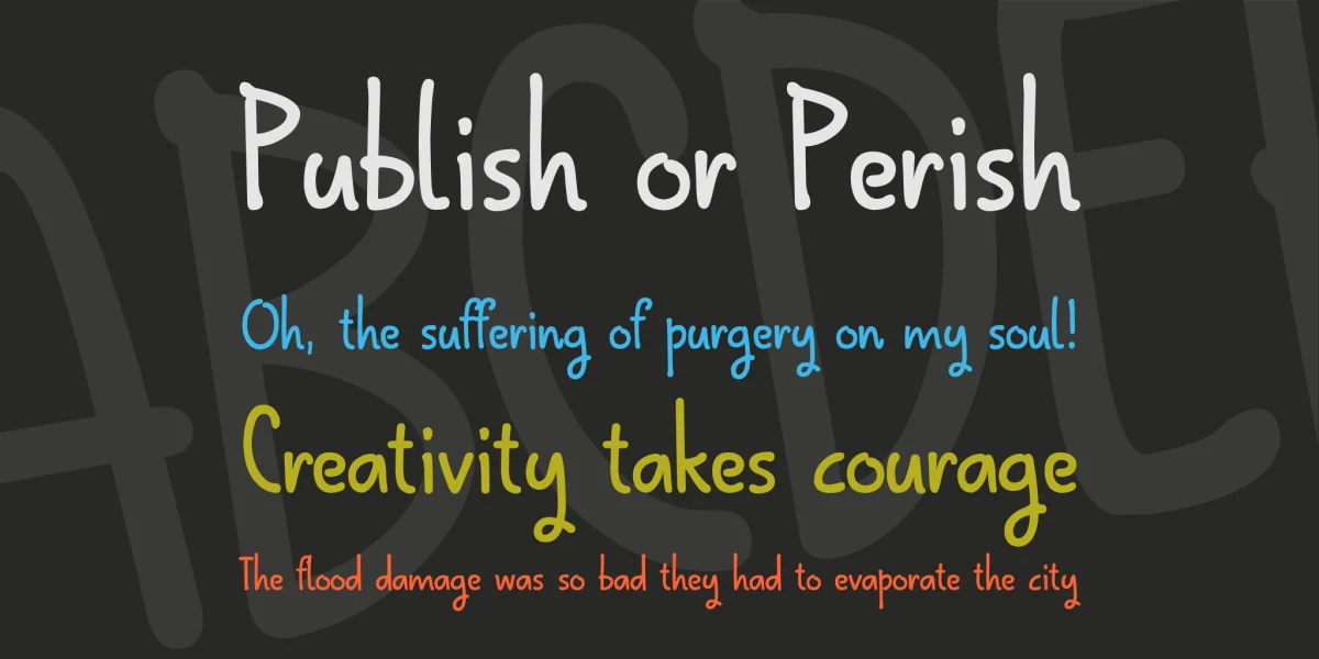 Qokipops Font preview 2