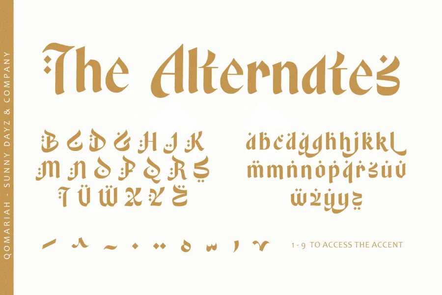 Qomariah Arabic Font preview 9