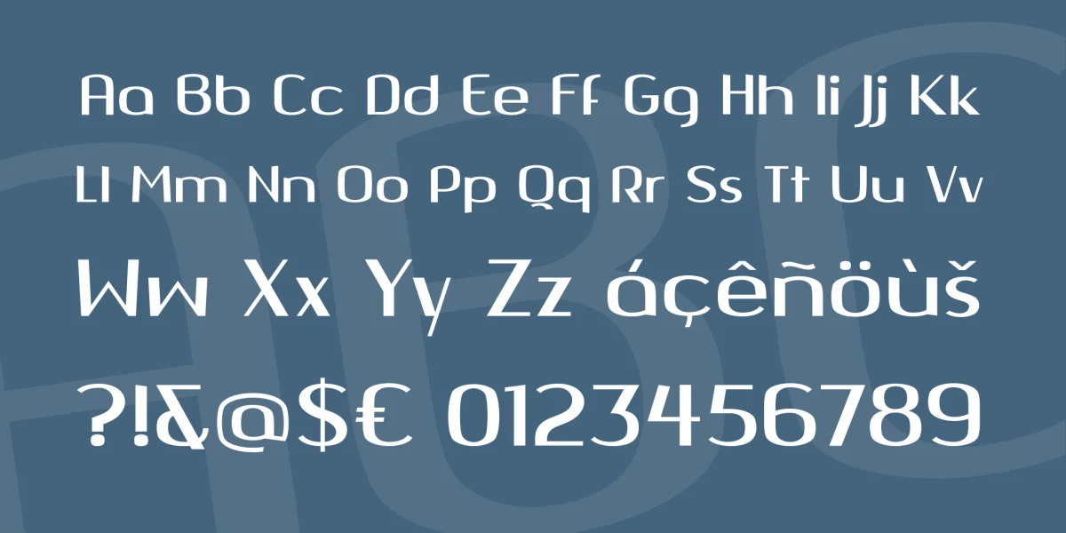 Quango Font preview 4