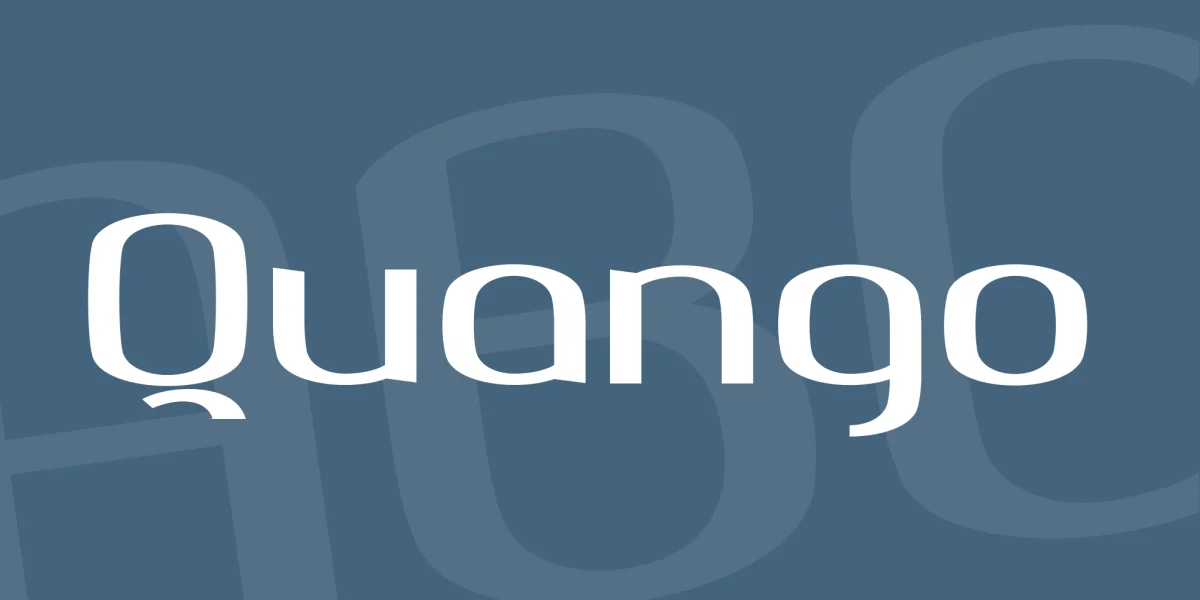 Quango Font preview 6
