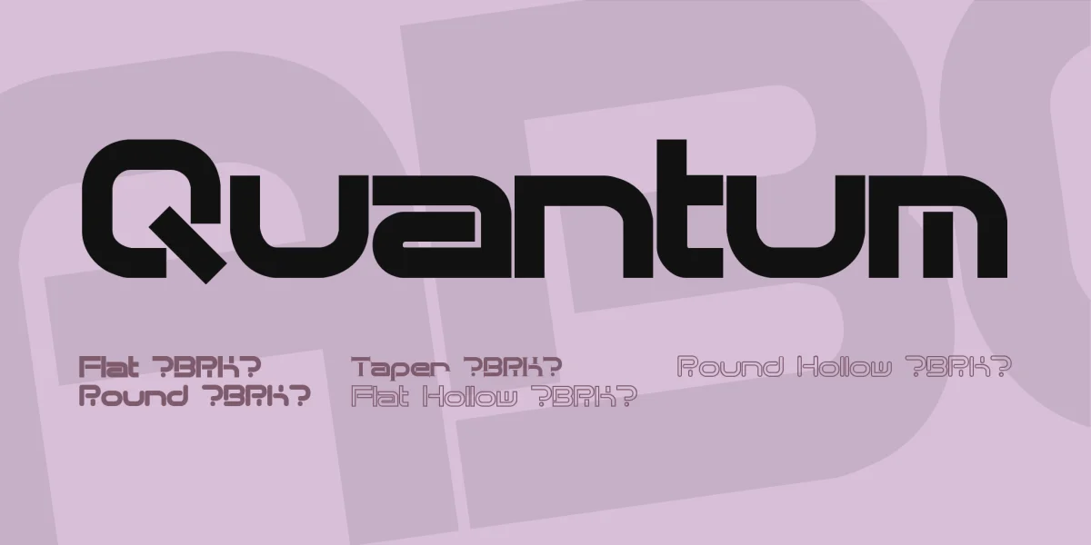 Quantum Font Family