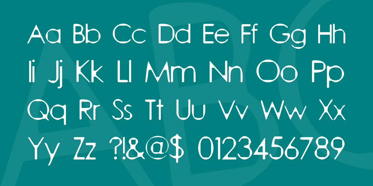 Quares Font preview 3