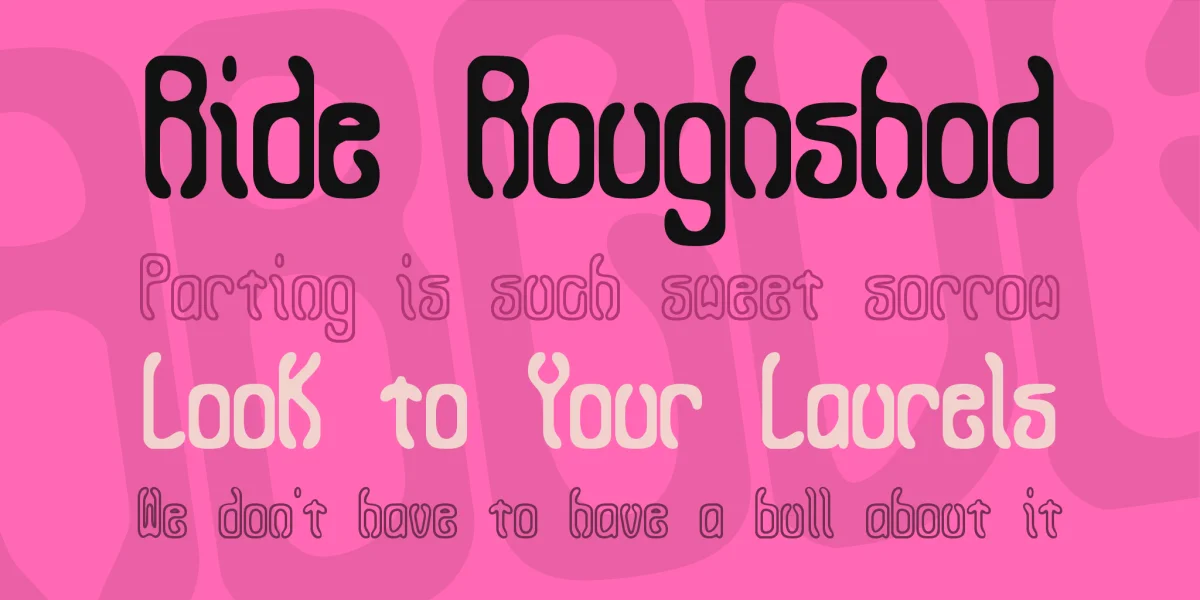 Queasy Font Family preview 2