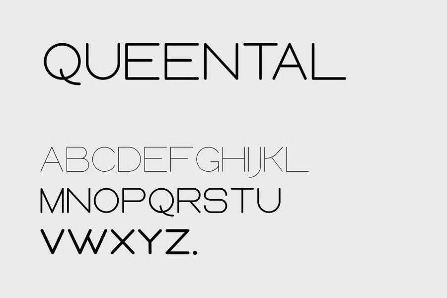 Queental Font Family preview 7