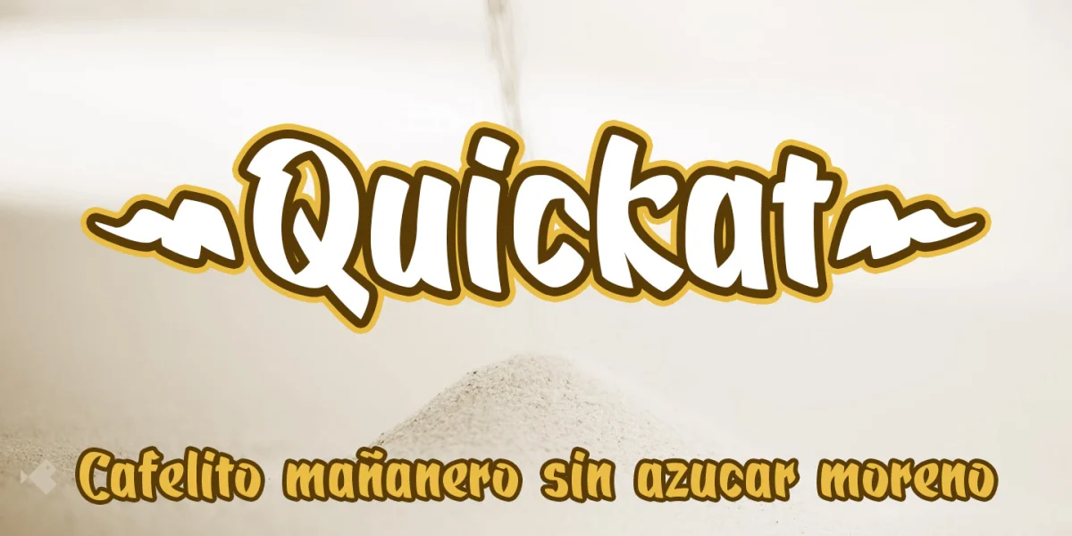 Quickat Font preview 4