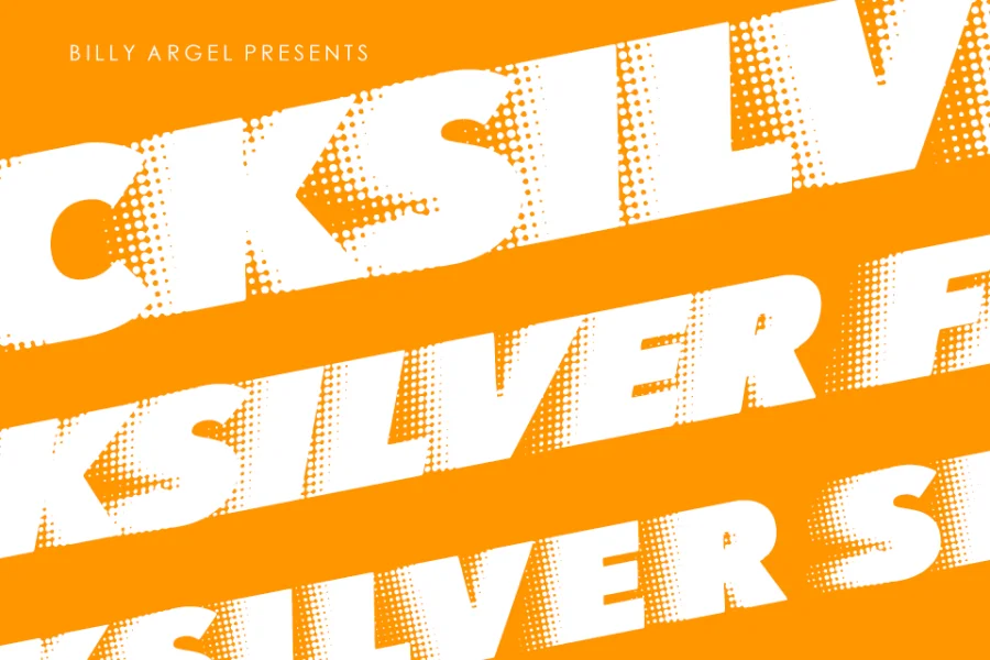 QUICKSILVER FAST Font preview 2