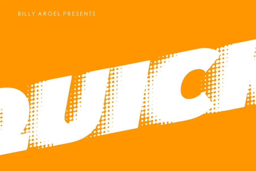 QUICKSILVER FAST Font preview 7