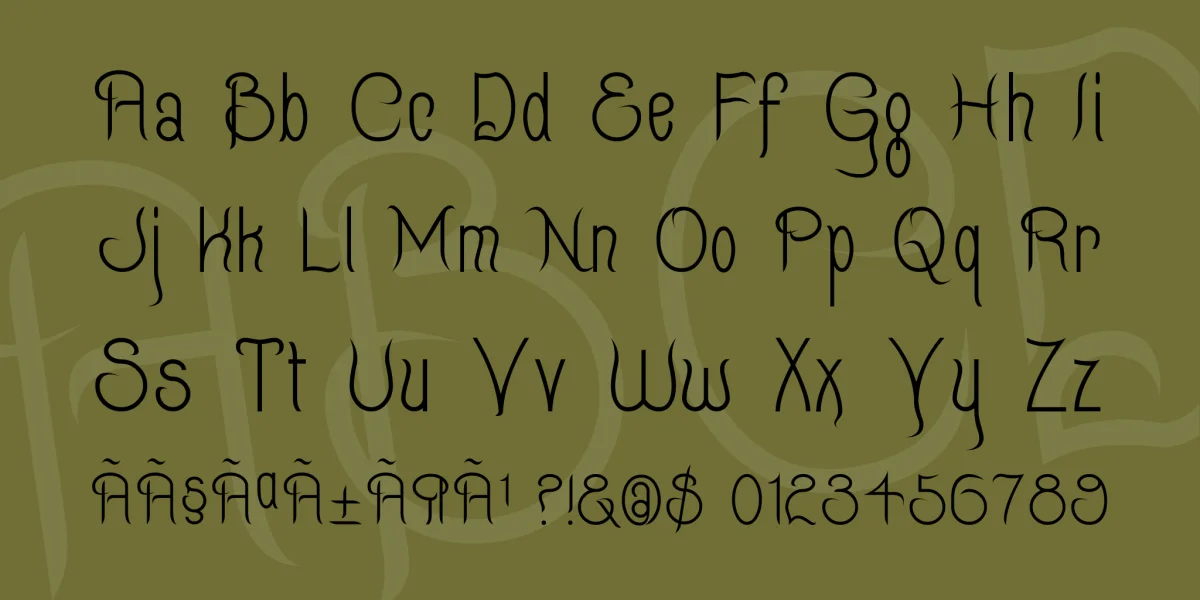 Quixotte Font preview 4