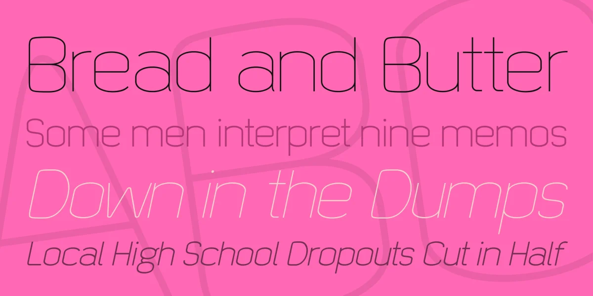 Quizma Font Family preview 3