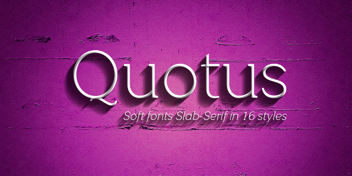 Quotus Font Family