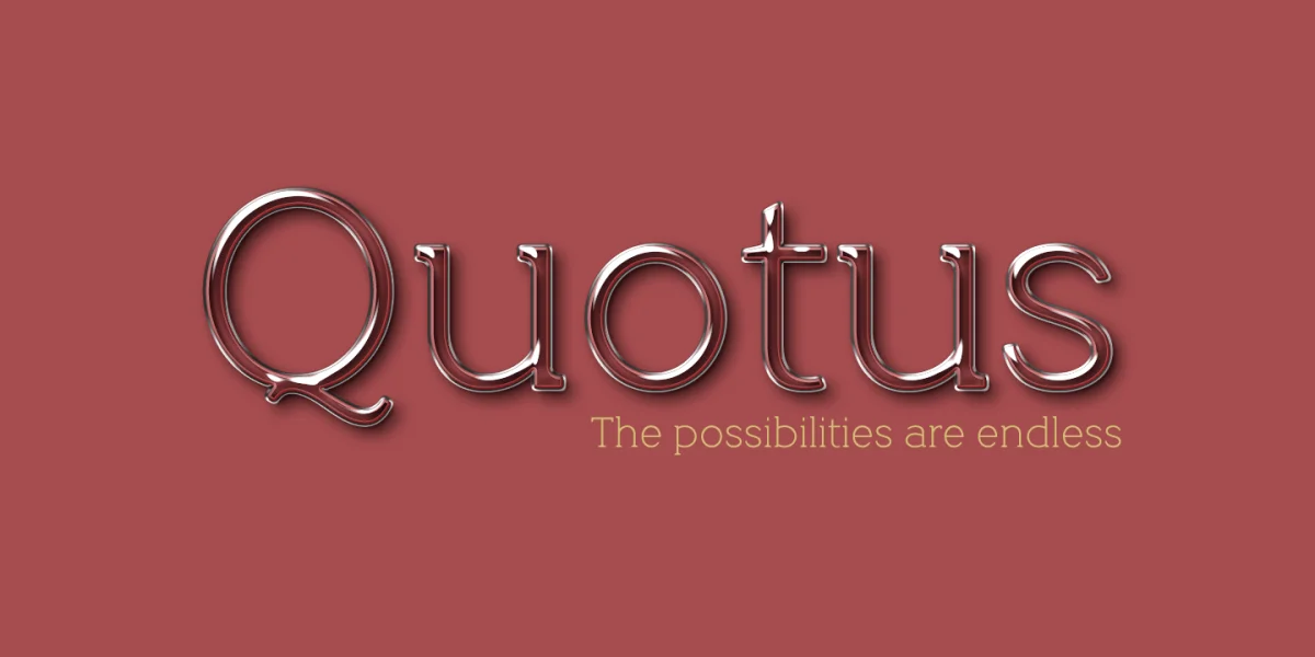 Quotus Font Family preview 3