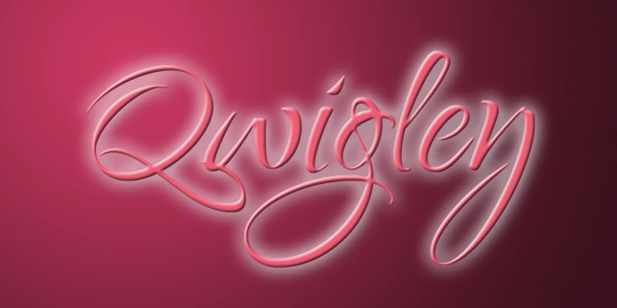 Qwigley Font