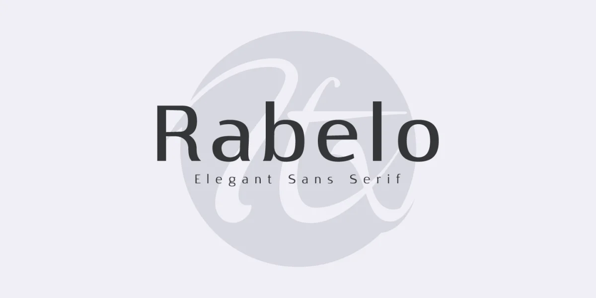 Rabelo Font preview 2