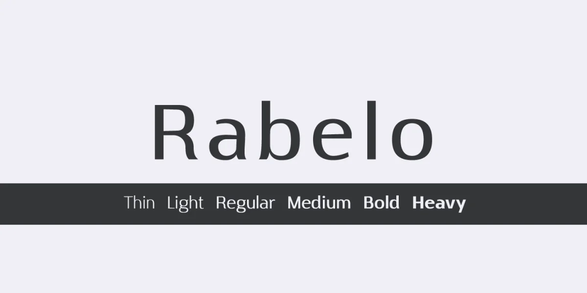 Rabelo Font preview 3