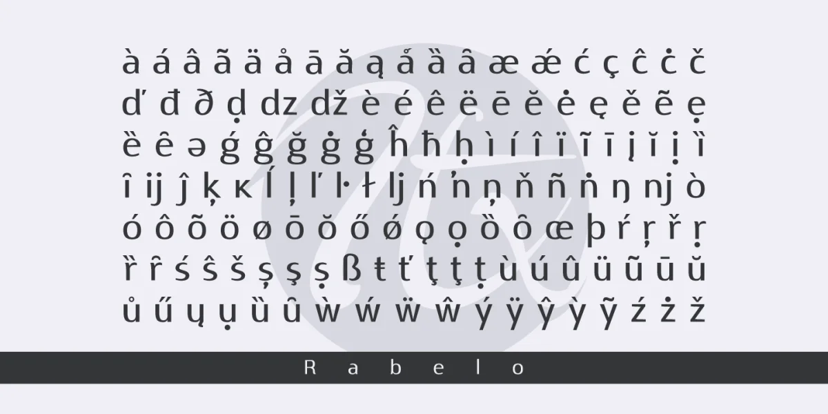 Rabelo Font preview 5