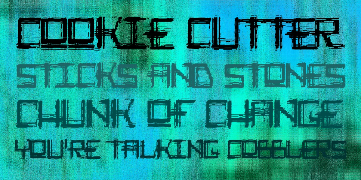 Rabid Science Font preview 2