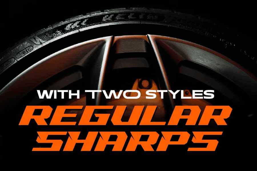 Racing Engine Font Family preview 2