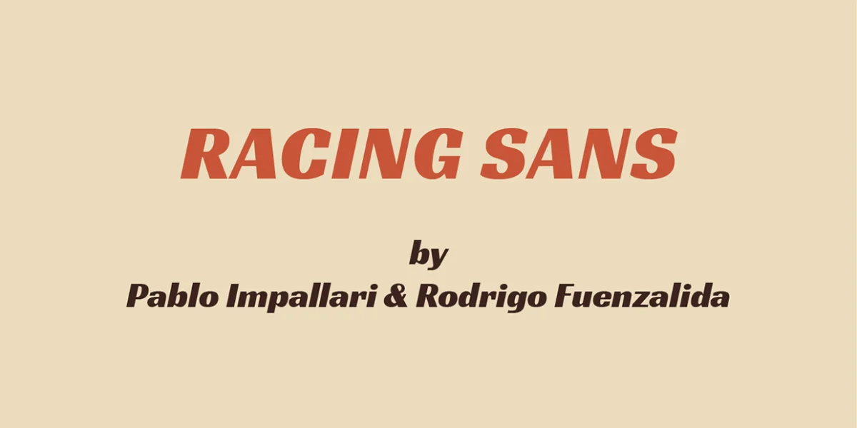 Racing Sans One Font preview 10