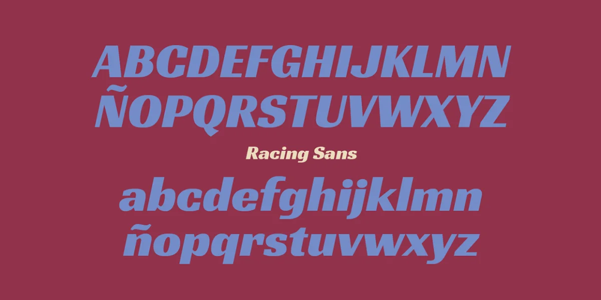 Racing Sans One Font preview 5