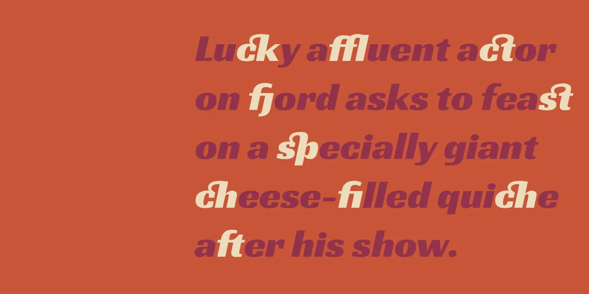 Racing Sans One Font preview 7