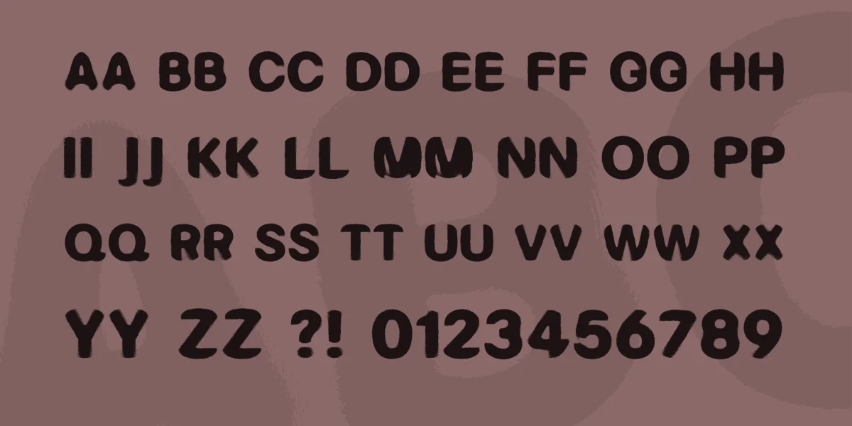 RADAR Font preview 3