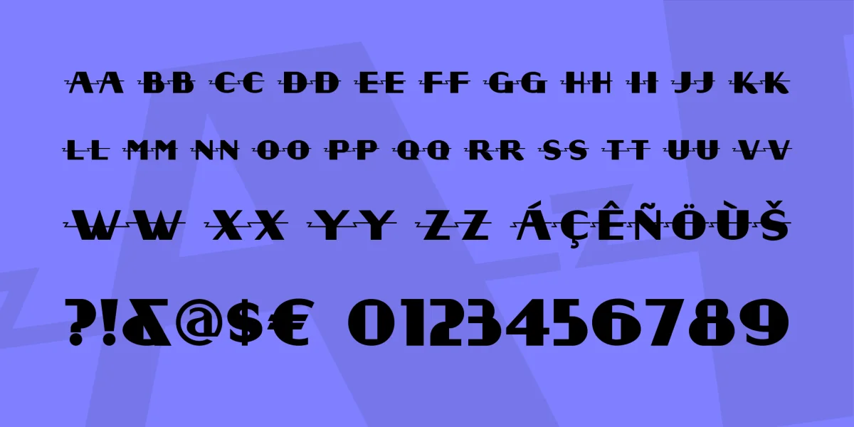 Radio Days NF Font preview 3